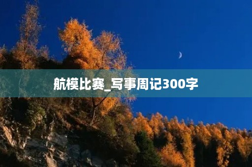 航模比赛_写事周记300字