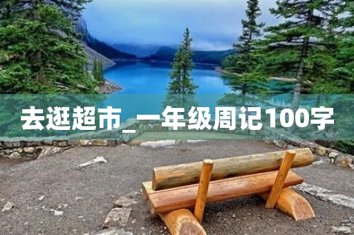 去逛超市_一年级周记100字 去逛超市_一年级周记100字