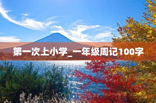 第一次上小学_一年级周记100字