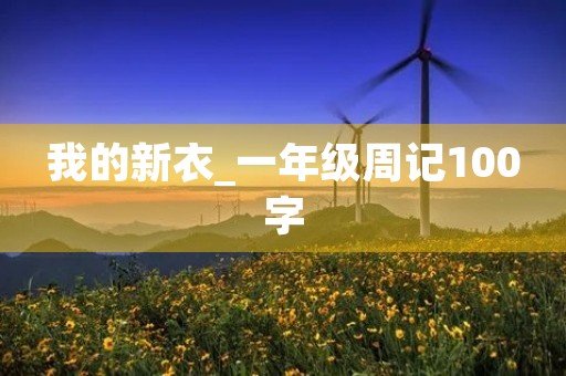 我的新衣_一年级周记100字 我的新衣_一年级周记100字