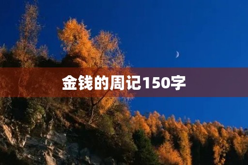 金钱的周记150字