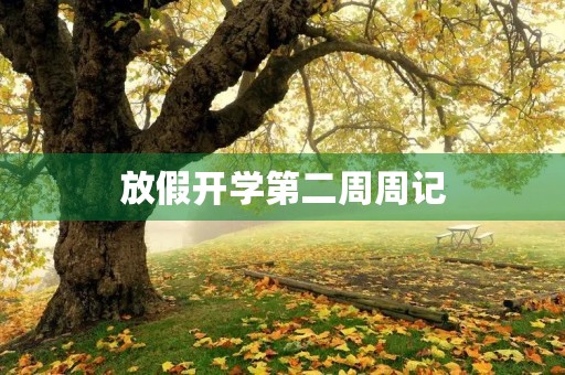 放假开学第二周周记 放假开学第二周周记