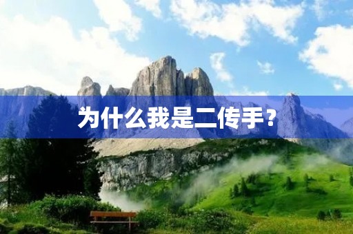 为什么我是二传手? 为什么我是二传手?