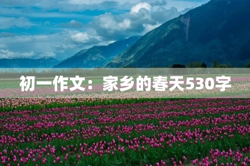 初一作文:家乡的春天530字 初一作文:家乡的春天530字