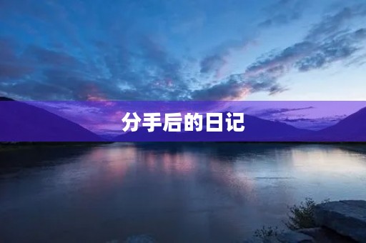 分手后的日记