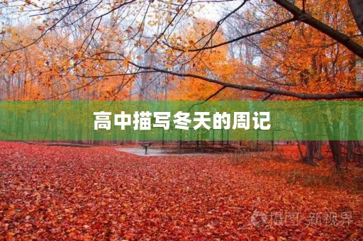 高中描写冬天的周记【五篇】
高中描写冬天的周记【五篇】