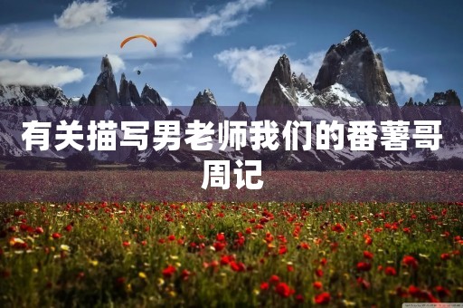 有关描写男老师我们的番薯哥周记