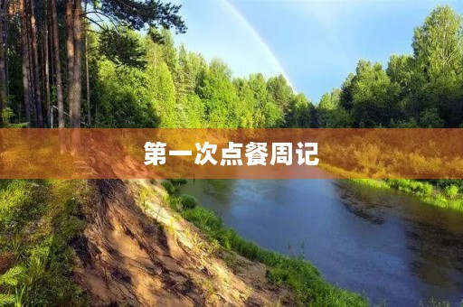 第一次点餐周记 第一次点餐周记