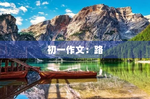 初一作文：路