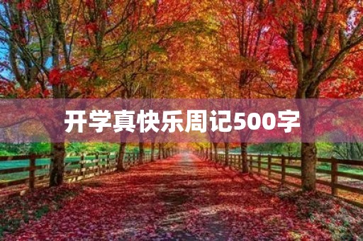 开学真快乐周记500字 开学真快乐周记500字