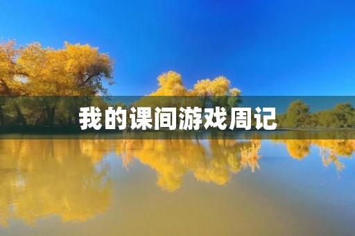 我的课间游戏周记