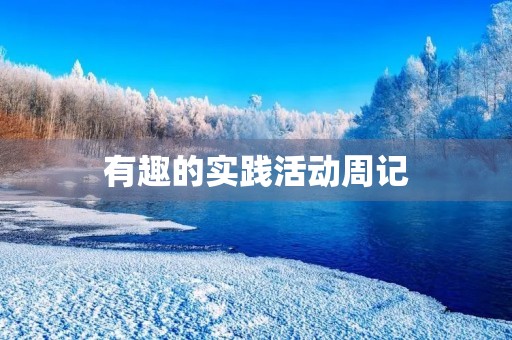 有趣的实践活动周记 有趣的实践活动周记