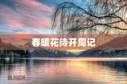 春暖花待开周记 春暖花待开周记