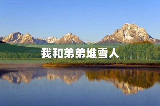 我和弟弟堆雪人 我和弟弟堆雪人