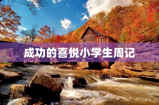 成功的喜悦小学生周记