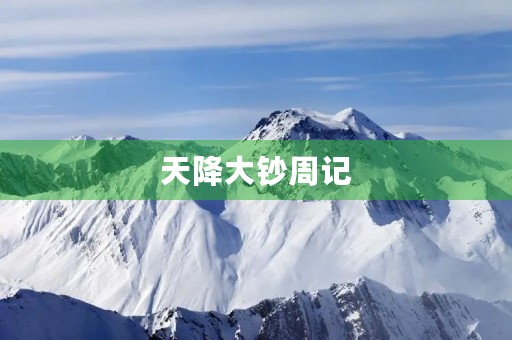 天降大钞周记