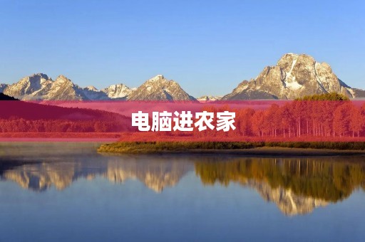 电脑进农家 电脑进农家