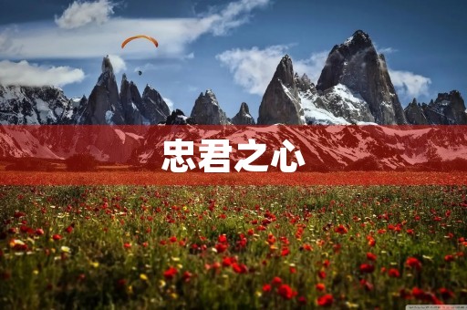 忠君之心 忠君之心