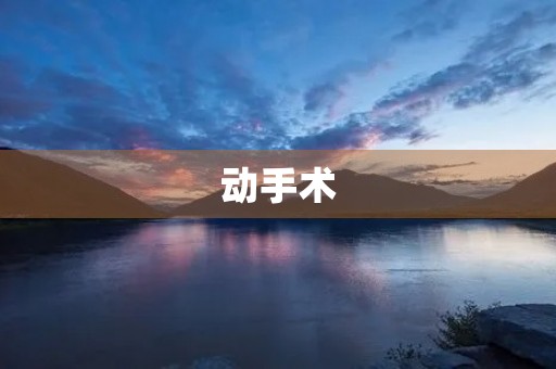 动手术
