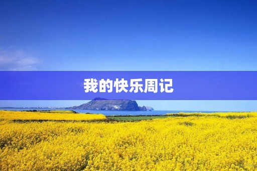 我的快乐周记