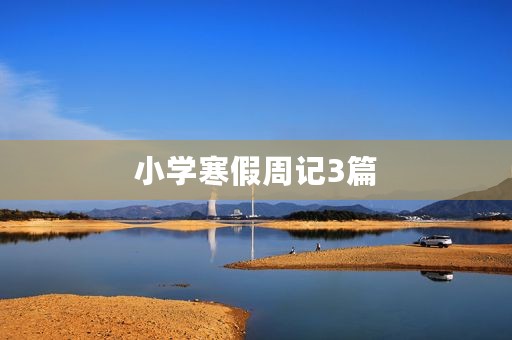 小学寒假周记3篇 小学寒假周记3篇
