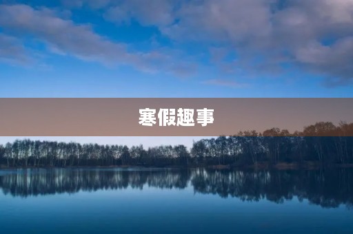 寒假趣事