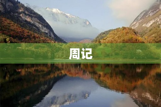 周记 周记
