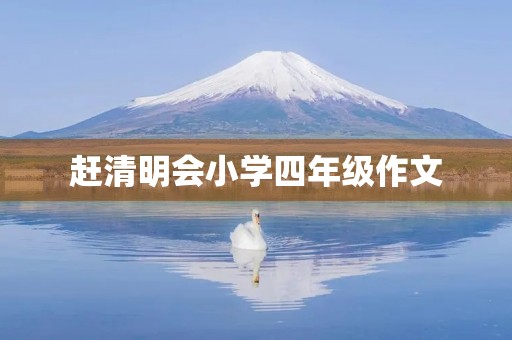 赶清明会小学四年级作文 赶清明会小学四年级作文