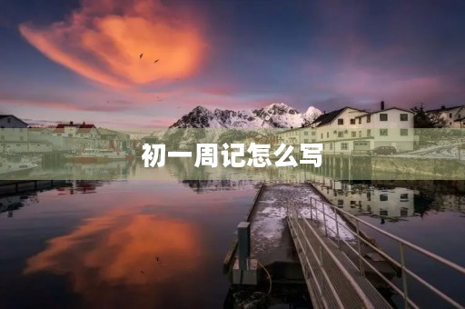 初一周记怎么写 初一周记怎么写