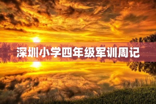 深圳小学四年级军训周记 深圳小学四年级军训周记