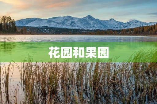 花园和果园 花园和果园