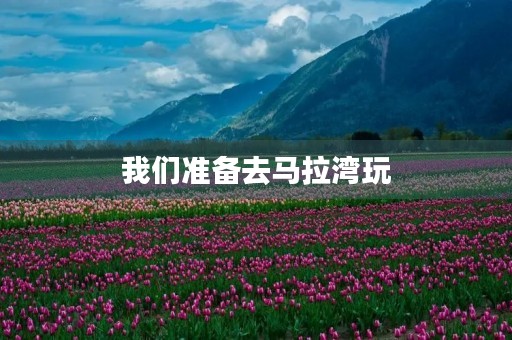 我们准备去马拉湾玩