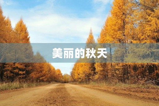 美丽的秋天