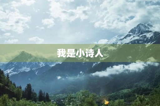 我是小诗人 我是小诗人