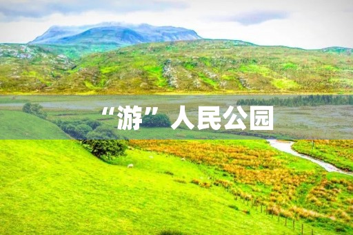 “游”人民公园