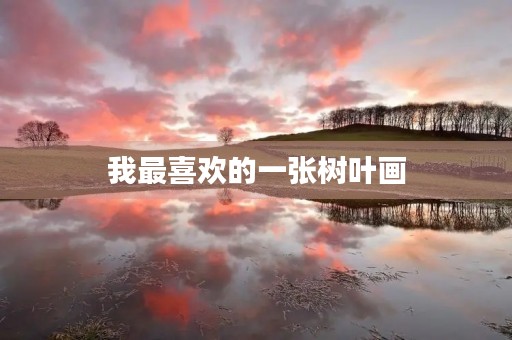 我最喜欢的一张树叶画