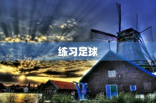 练习足球