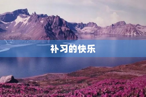 补习的快乐