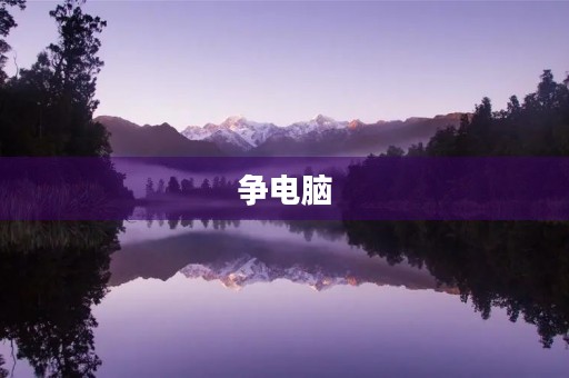 争电脑