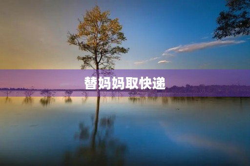 替妈妈取快递 替妈妈取快递
