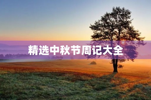 精选中秋节周记大全