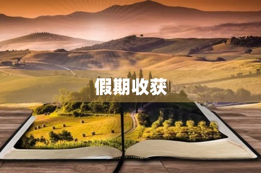 假期收获 假期收获