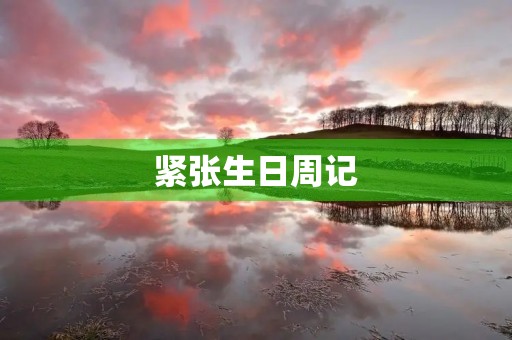 紧张生日周记