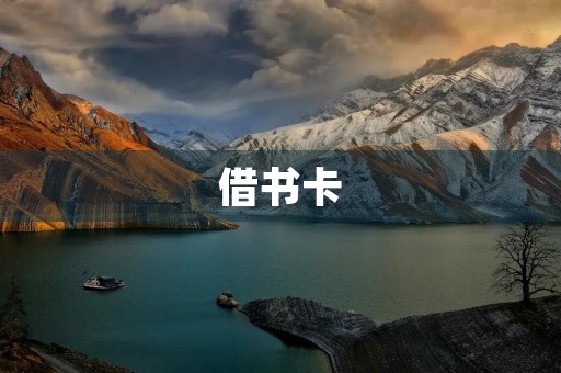 借书卡 借书卡