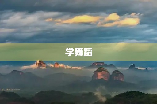 学舞蹈