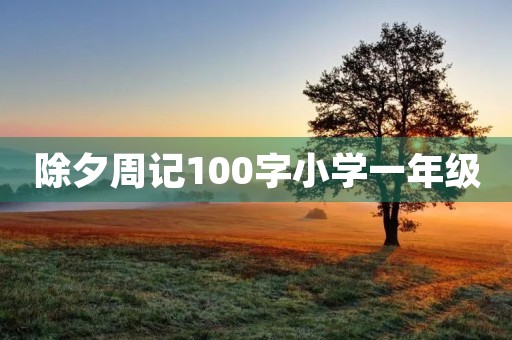 除夕周记100字小学一年级 除夕周记100字小学一年级