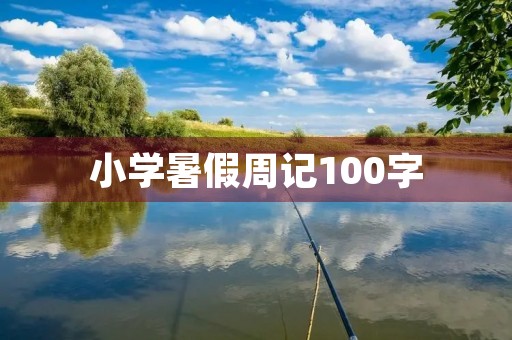 小学暑假周记100字 小学暑假周记100字