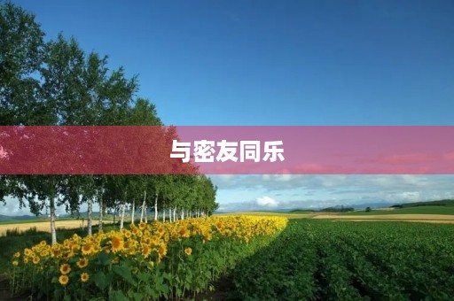 与密友同乐 与密友同乐