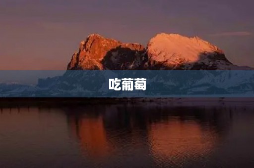 吃葡萄