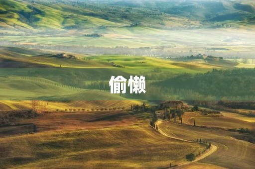 偷懒 偷懒